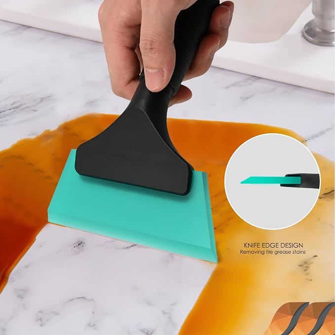 EHDIS Small Squeegee 5 inch Rubber Window Tint Windshield Scraper - Image 4