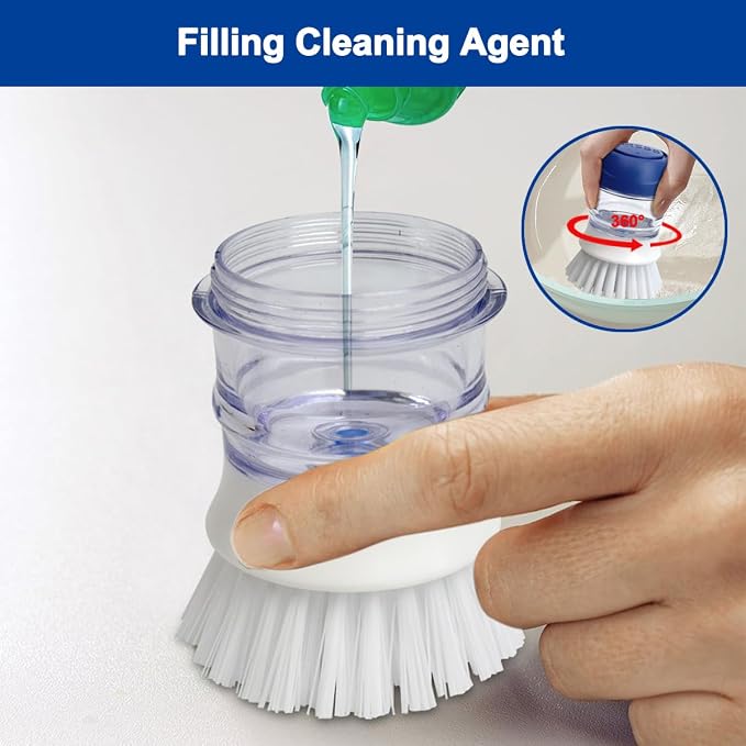 CELOX Soap Dispensing Dish Brush - Image 4