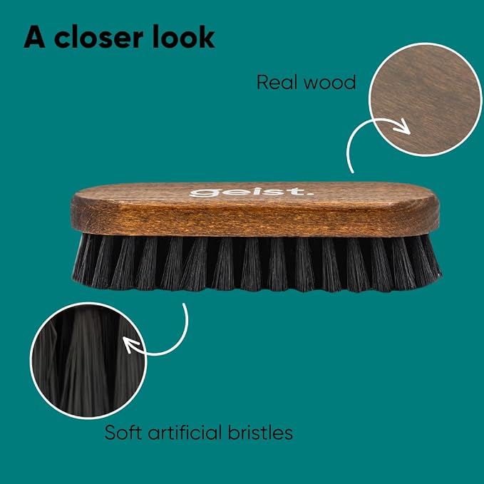 Geist. Leather & Upholstery Cleaning Brush Medium | To clean car seats - Image 2