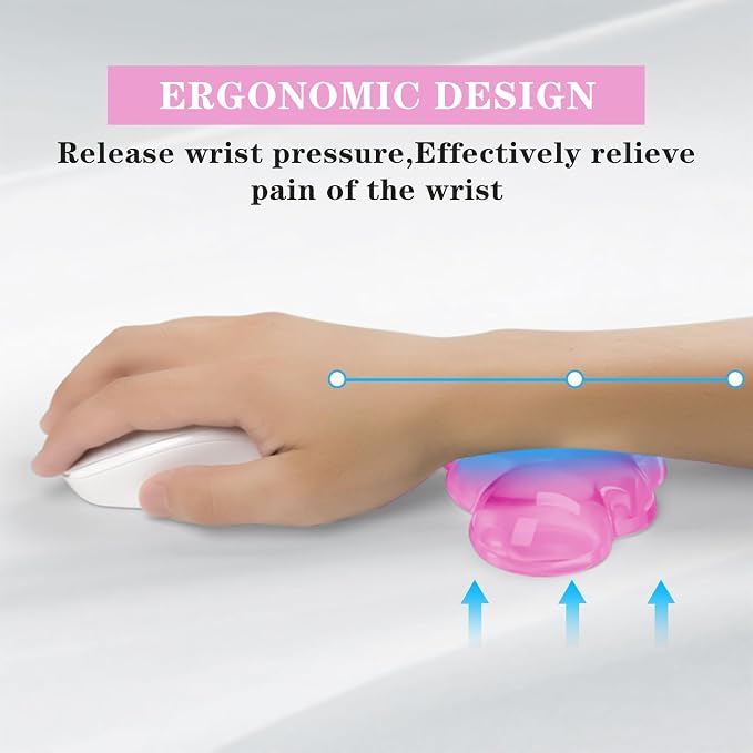 Gel Cloud Mouse Wrist Rest, Cute Wrist Support and Arm Support - Image 2