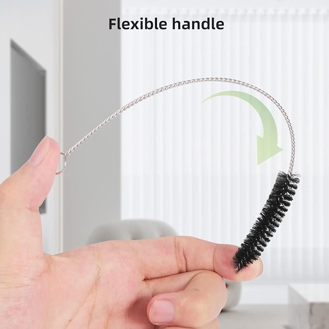 Annhua 10 Pcs Tube Cleaning Brushes Kit Straw Cleaning Kit Metal Pipe Brush - Image 4