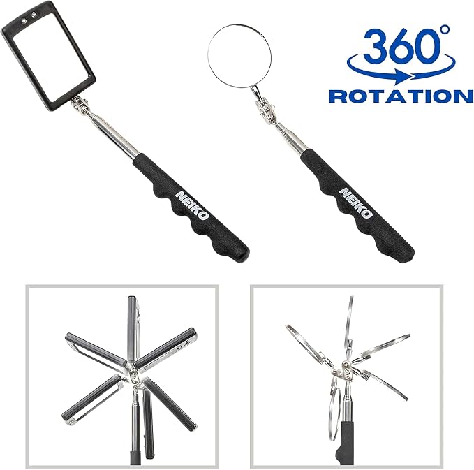 NEIKO 20736A Piece Set, Magnetic Tool & Telescoping Mirror Set, Adjustable - Image 4