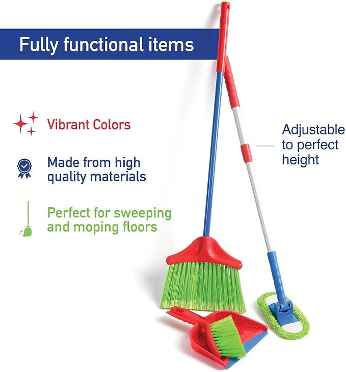 Play22 Kids Cleaning Set 4 Piece - Image 5