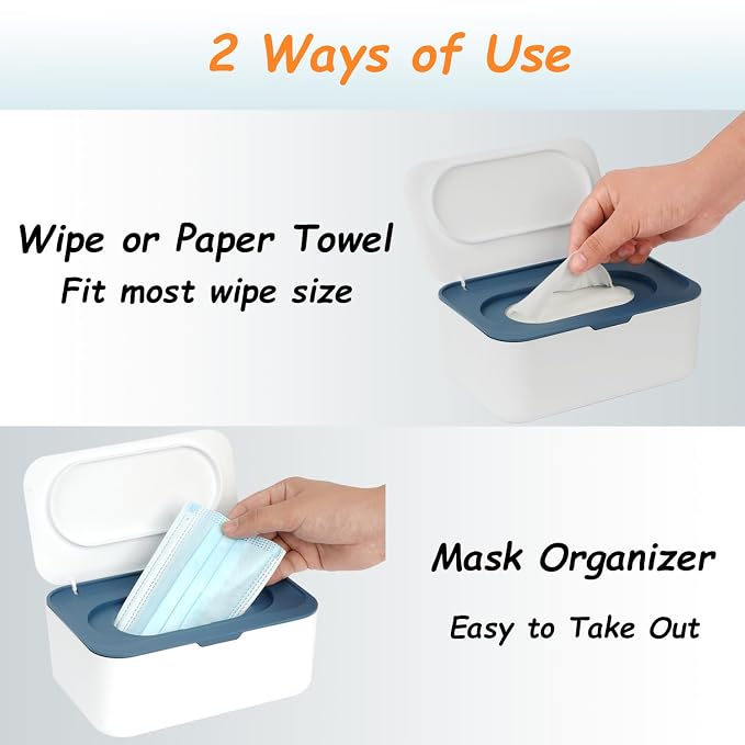 Wipes Dispenser, Wipe Holder for Baby & Adult, Seposeve Refillable Wipe - Image 5