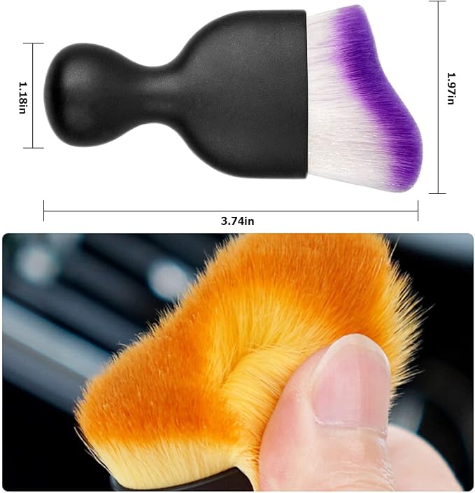 Blilo 2PCS Car Interior Detailing Brush - Image 2