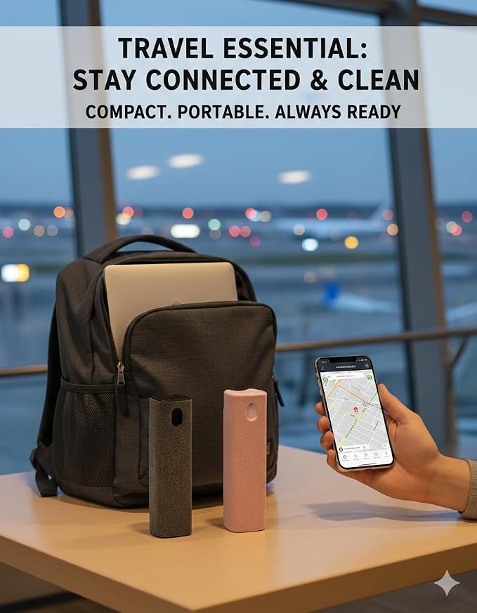 Car Screen Cleaner Touch Screen Cleaner Spray and Wipe Screen Cleaner - Image 2