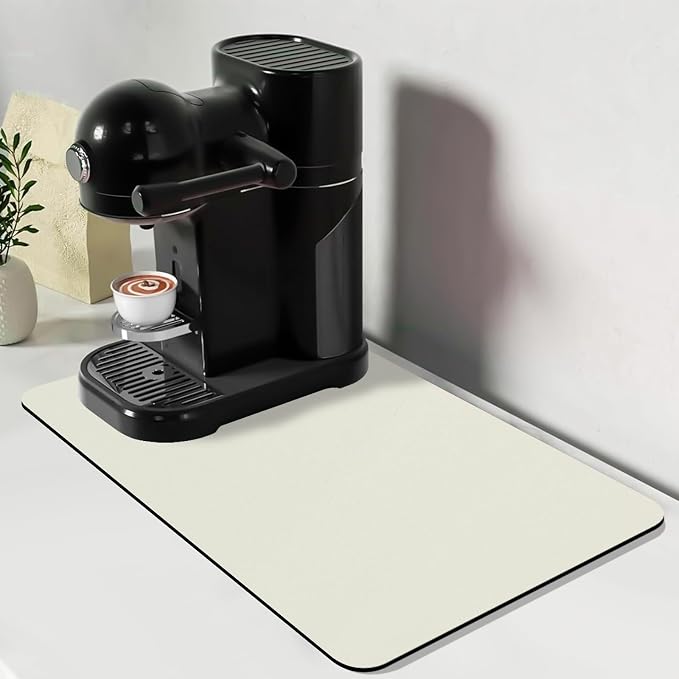 Bloss Coffee Mat, Super Absorbent Dish Drying Mat, Coffee Bar Mat, Kitchen by Bloss