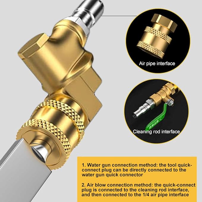 39'' Pressure Radiator Cleaning Wand, 4500 PSI Radiator Flush and Cleaner Tool - Image 5