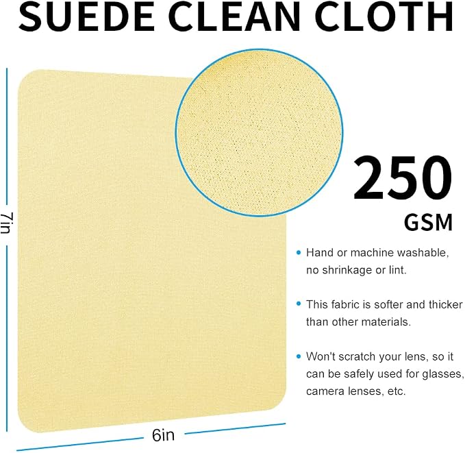100 PCS Glasses Clean Cloth Suede, Lens Clean Cloth - Image 4