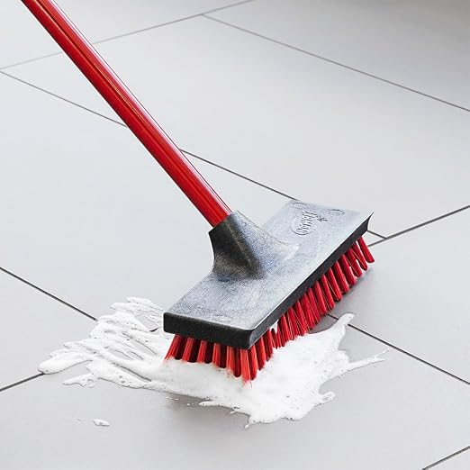 Libman Commercial 547 Floor Scrub, Steel Handle, 10.5" Wide - Image 3