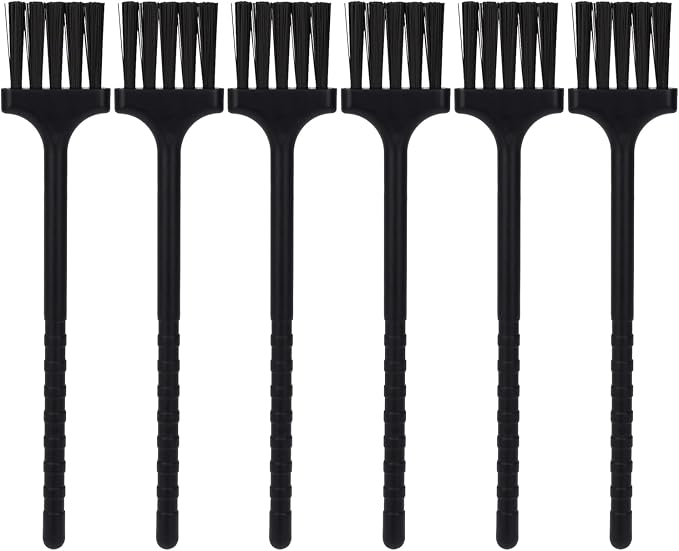 Detail Cleaning Brush for Tight Spaces | 6-Pack Tough Nylon Bristle for Coffee by Auerllcy