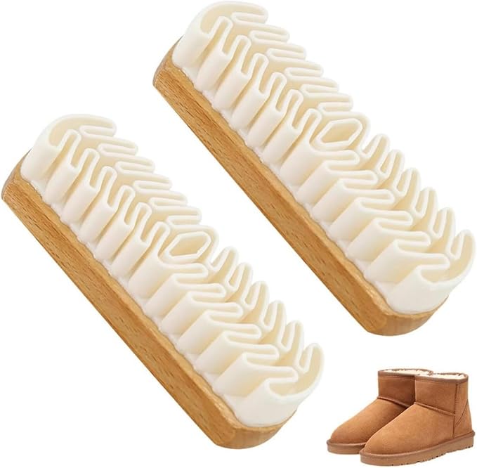 2Pcs Rubber Shoe Brush, Suede Brush by Unknown