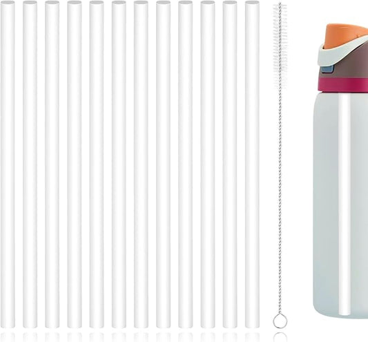 12pcs Replacement Straws for Owala, Reusable Plastic Straws by Unknown