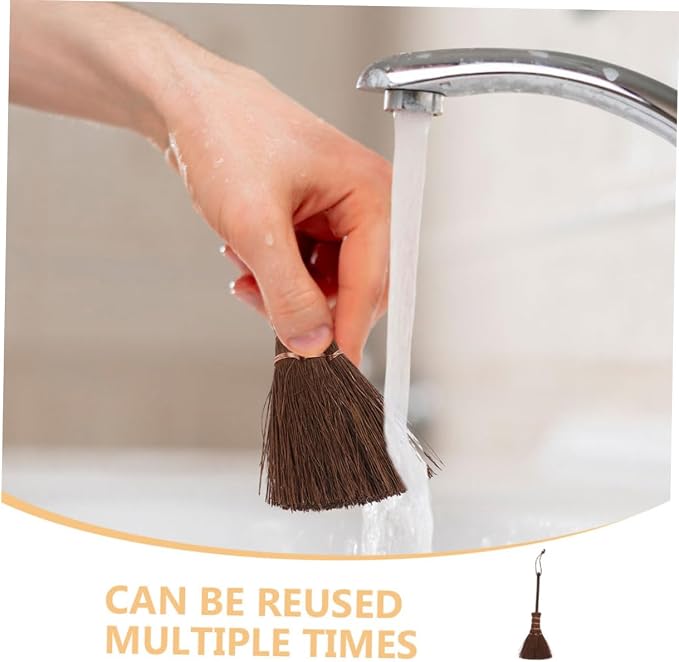 2pcs Hair Removal Broom for Carpet Hard Floors Mini Sweeper Broom Set for Pet - Image 8