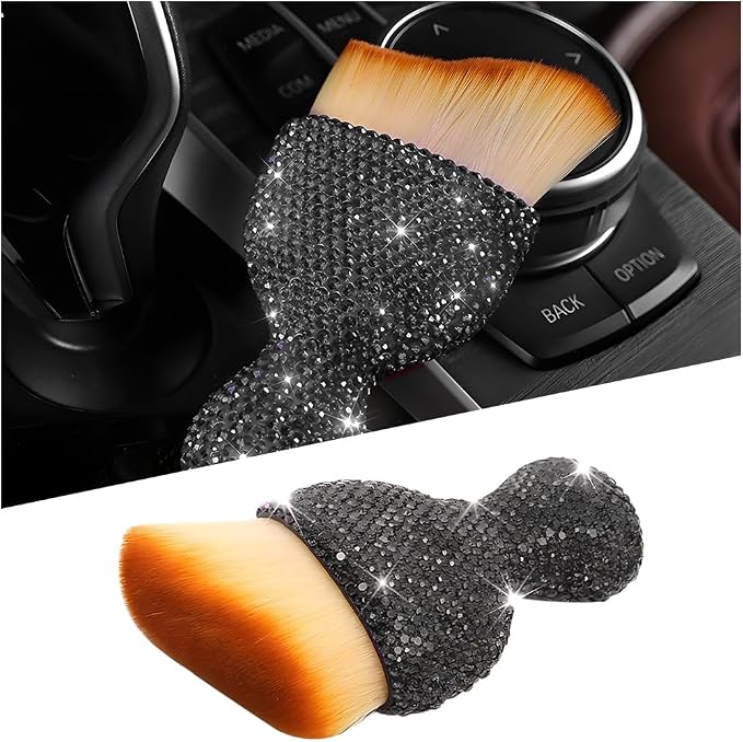 Bling Car Detailing Brush, Crystal Rhinestone Non-Scratch Vehicle Cleaning Dust by Unknown