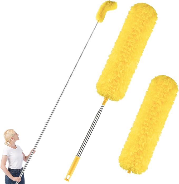 Dusters for Cleaning High Ceiling Fan, Newliton Microfiber Feather Duster by Newliton