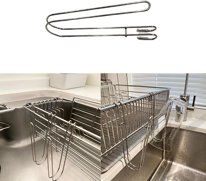 Bottle Drying Rack with Hanging Hook Attachment to Dish Drying Rack Space - Image 5