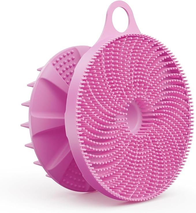 2 in 1 Silicone Brush, BEAUTAIL Body Shower Scrubber and Scalp Hair Massager by BEAUTAIL