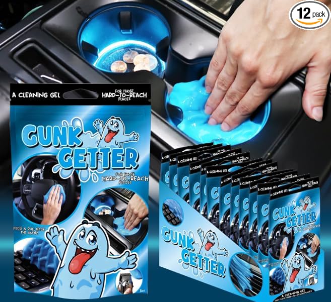 Cleaning Gel for Those Hard to Reach Places, Automotive Cup Holder Electronic by GunkGetter
