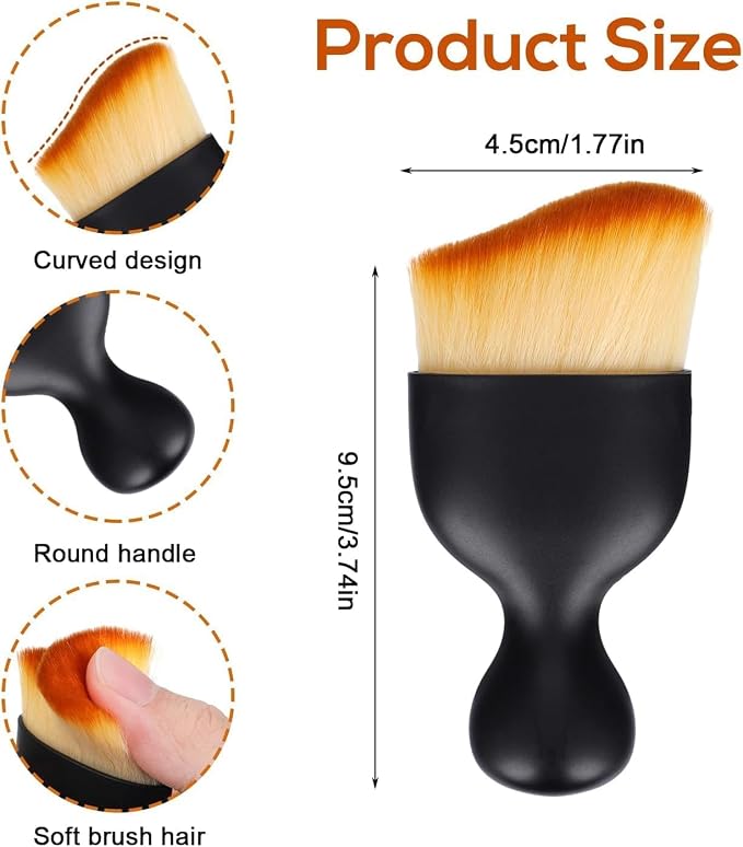 4 PCS Car Detailing Brush Set for Cleaning Interior or Exterior, Boars Bristle - Image 5