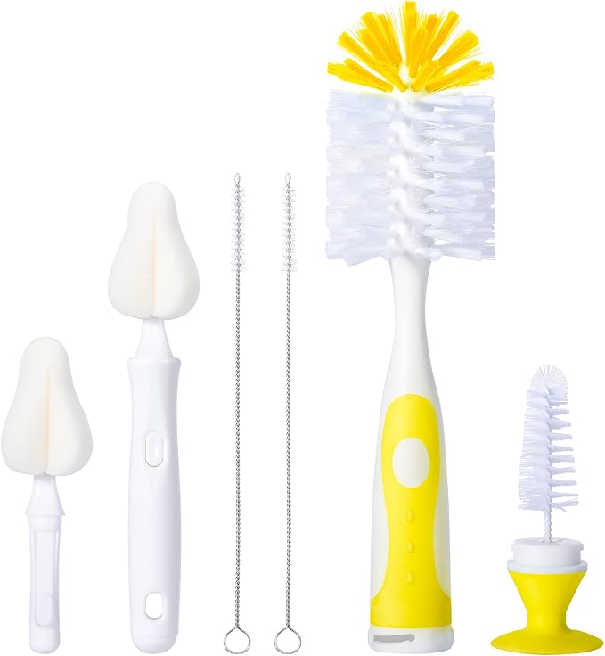 Baby Bottle Brush Set with Nipple Cleaner and Suction, 10.2" Cleaning Brush and by Unknown