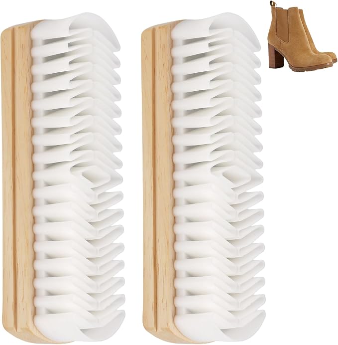 Suede Shoe Brush and Eraser, Rubber Shoe Brush, Shoe Brushs Eraser, Soft Suede by Unknown