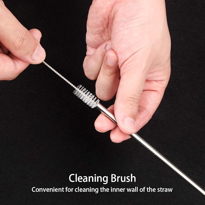 Tomorotec Reusable Straws 30 Pack, Stainless Steel Drinking Straws, Metal Straw - Image 5