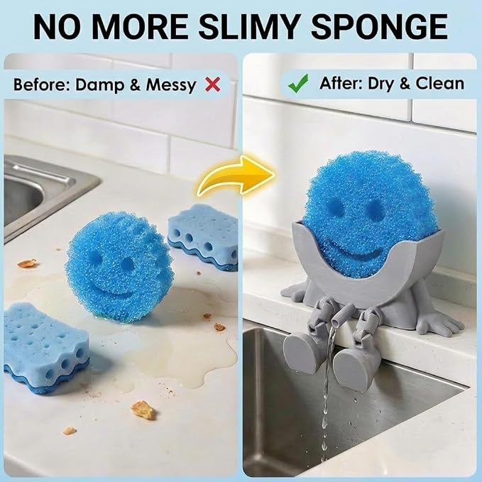 Creative Hanging Sponge Holder - Image 3