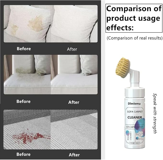 2 Pack Carpet Spot Cleaner, Sofa Spot Stain Remover, Free-wash Fabric Cleaner - Image 6