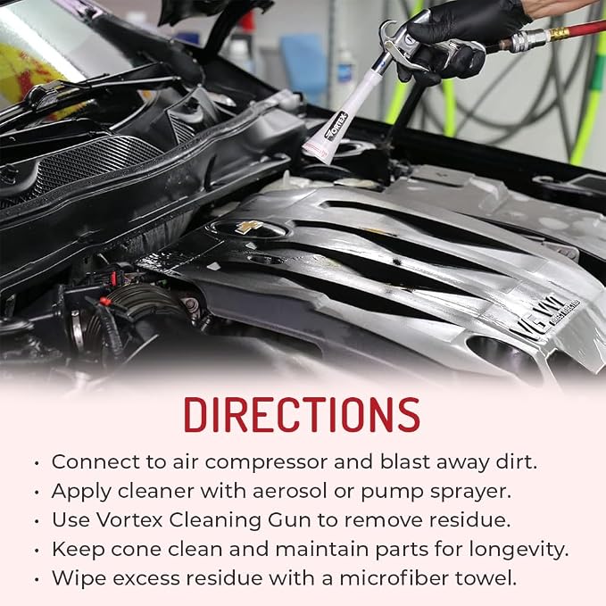 HI-TECH Vortex II Air Cleaning Gun – Pro Auto Detailing Tool - Image 5