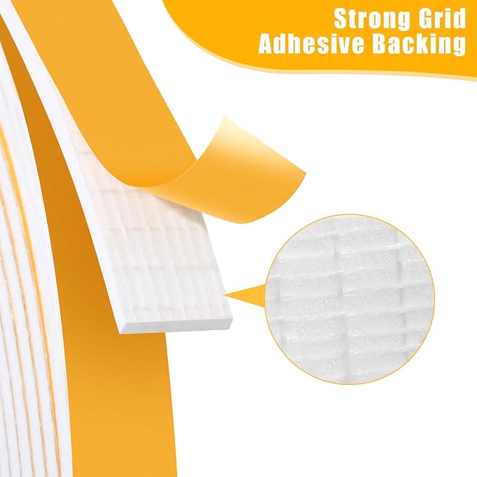 Weather Stripping Seal for Door Window, 10Feet High Density Foam Tape, - Image 3