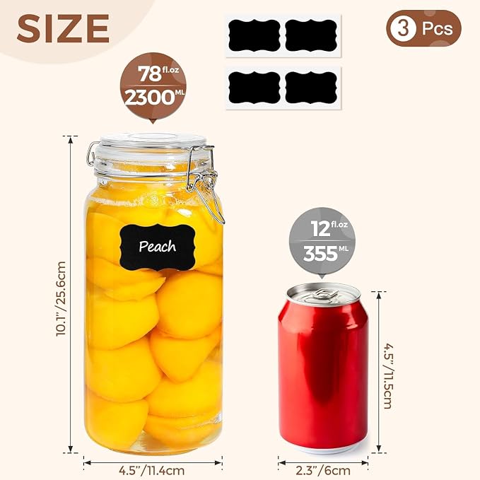 ComSaf Airtight Glass Jars - Image 2