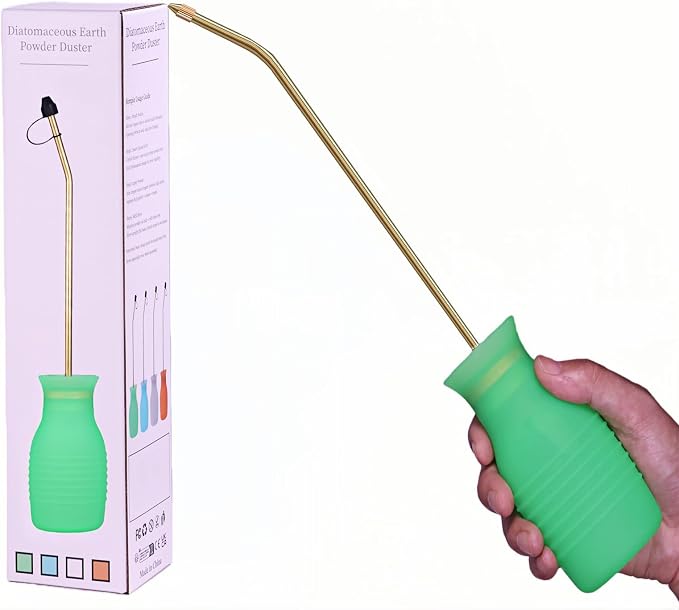 Diatomaceous Earth Duster, 230ml Large, Powder Duster Kit by DustFlux