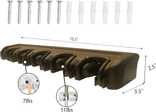 C-CHAIN Mop and Broom Holder, 5 Position - Image 2