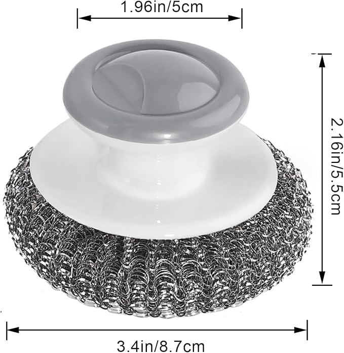 Onewly 24Pack Steel Wool Scrubber - Image 2
