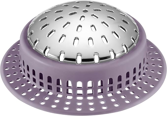 Shower Drain Hair Catcher, Shower Drain Cover, Bathtub Drain Hair Catcher by SayGoodbyetoHairClogging