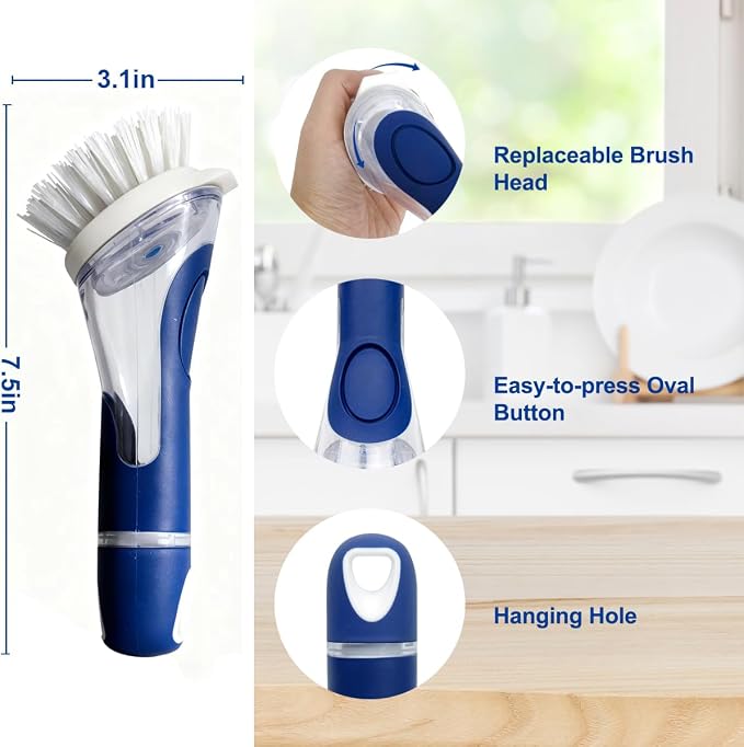 CELOX Dish Brush with Soap Dispenser, Soap Brush - Image 8