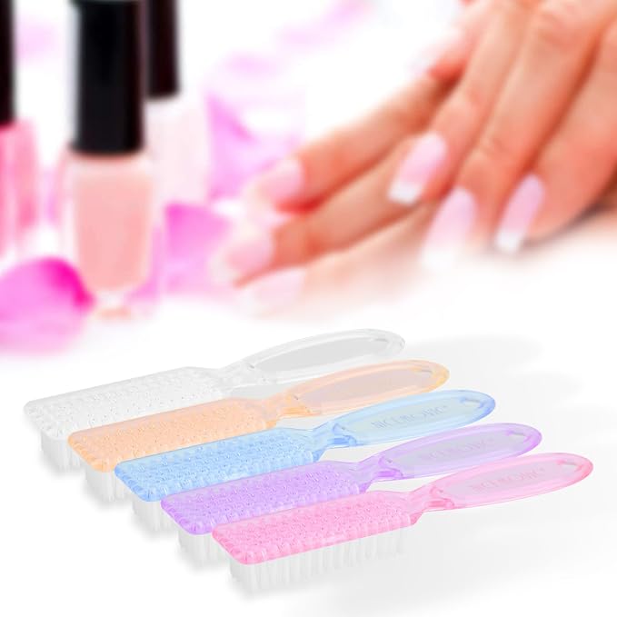 NICEMOVIC 20 Pcs Nail Brush for Cleaning Fingernails, Handle Grip Nail Scrubber - Image 6