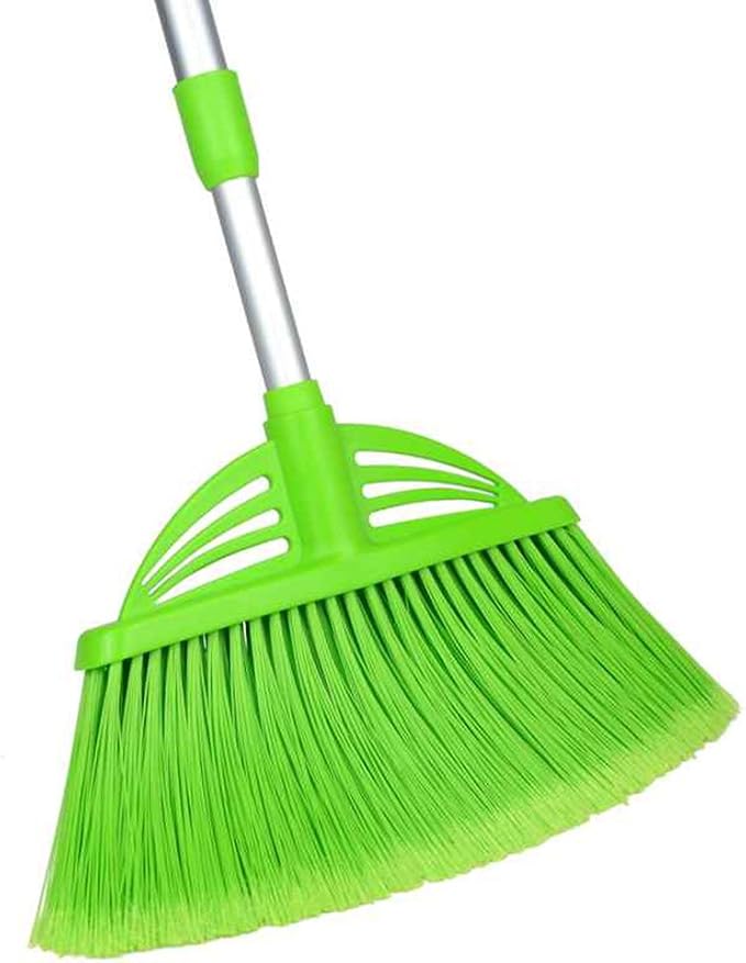 Three-Section Telescopic Aluminum Alloy Rod Long-Handled Broom - Image 4