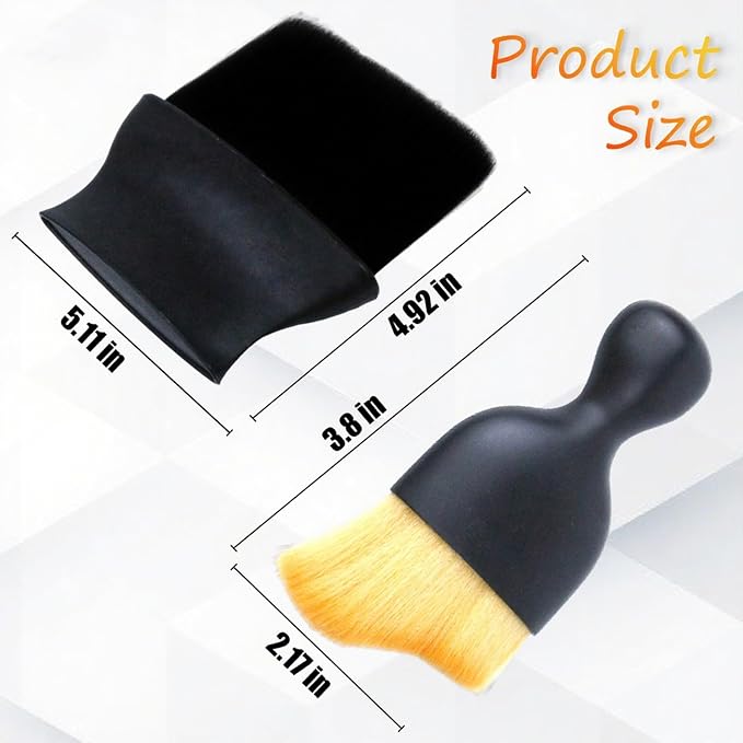 4 Pcs Auto Interior Dust Brush Set Soft Bristles Detailing Brush Dusting Tool - Image 2