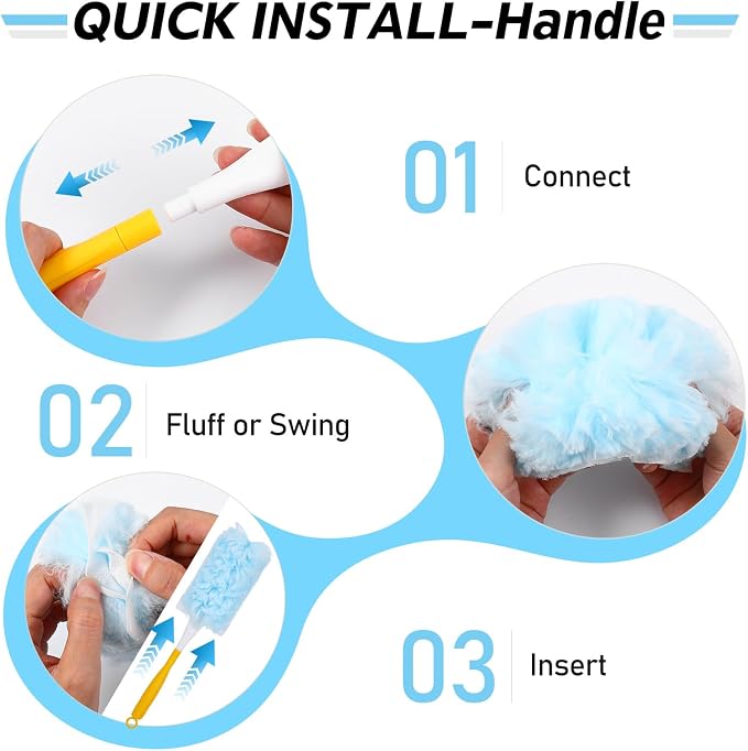 52 PCS Disposable Duster Refills, Heavy Duty Duster Refills Kit - Image 4