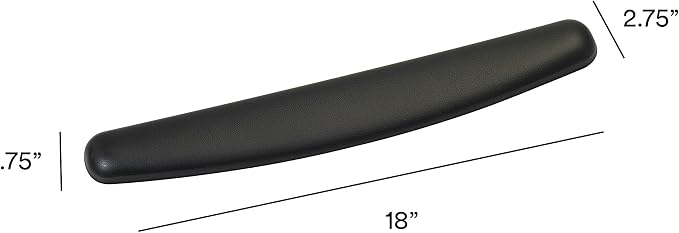 3M™ Compact Gel Wrist Rest for Keyboards, Soothing Gel Comfort, Product - Image 9