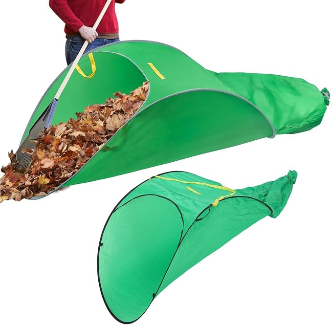Pssopp Pop Up Leaf Collector, Portable Foldable Leaf Bags Dust Pan Convenient - Image 5