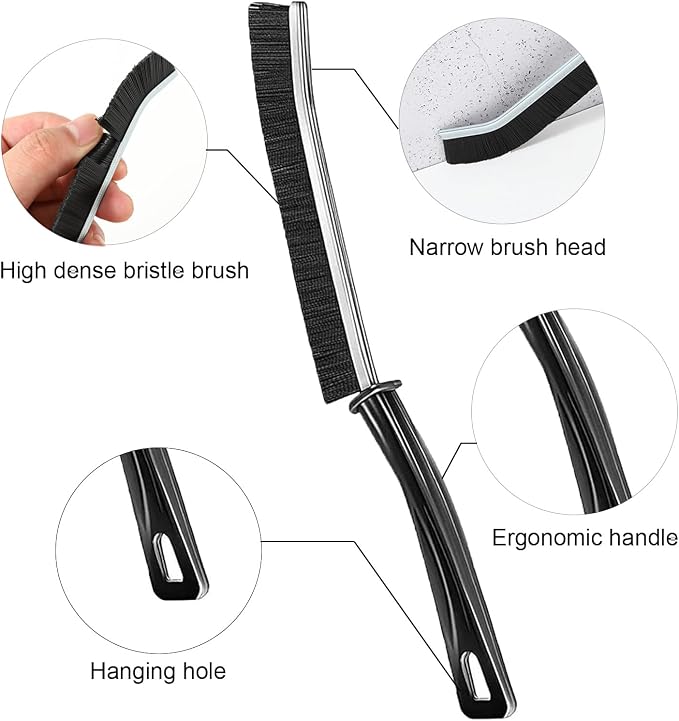 Bathroom Gap Cleaning Brush, Hard Bristle Crevice Brushes, Dead Corner Brush - Image 2