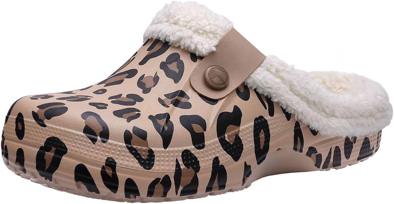 Beslip Classic Fur Lined Clogs Waterproof Winter Fuzzy Slippers by Beslip