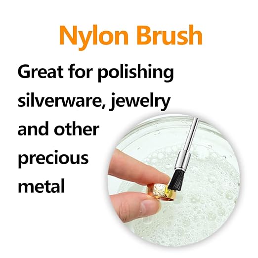 20 Pcs Nylon Bristle Brushes and Steel Cleaning End Brushes Pen, 1/8″ Wire Brush - Image 5