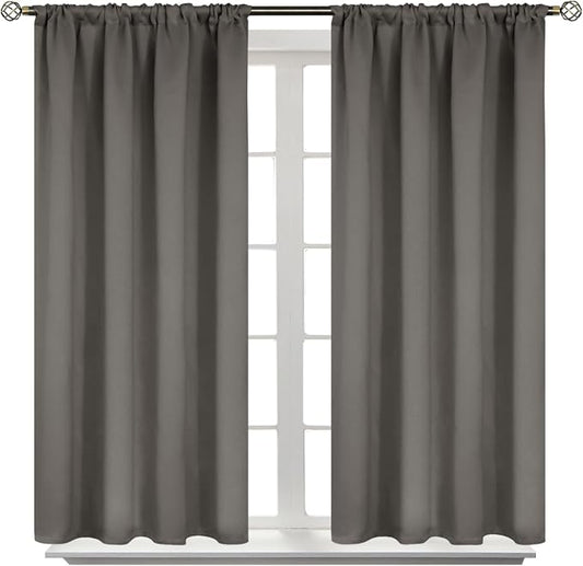 BGment Short Blackout Curtains 48 Inches Length by BGment