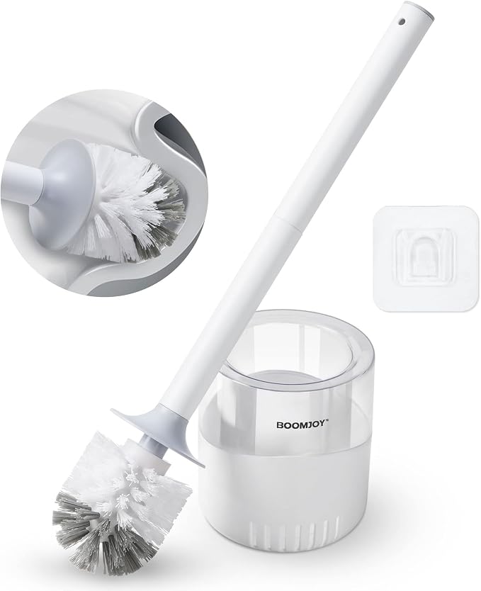 BOOMJOY Toilet Bowl Brush and Holder by BOOMJOY