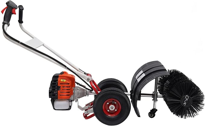 Artificial Grass Brush Sweeper 2-Stroke 52CC 2.5HP Gas Powered Walk Behind - Image 3