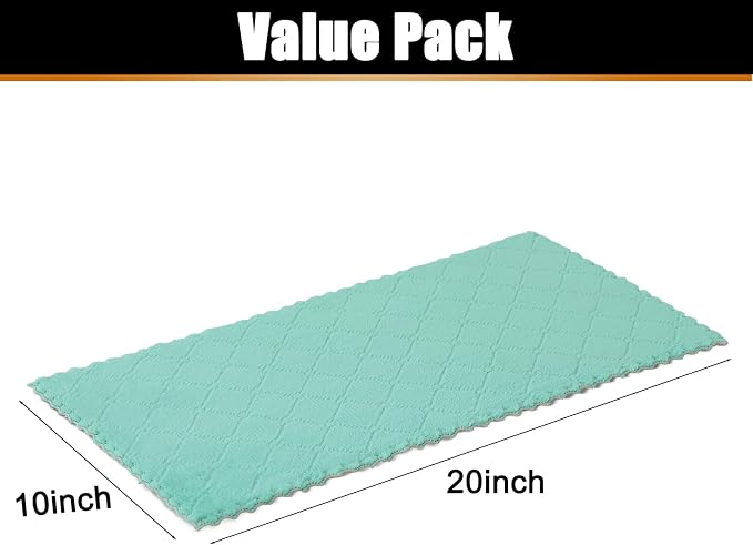 Mordimy 24 Pack Kitchen Towels, Super Soft and Absorbent Dish Towels, Coral - Image 5